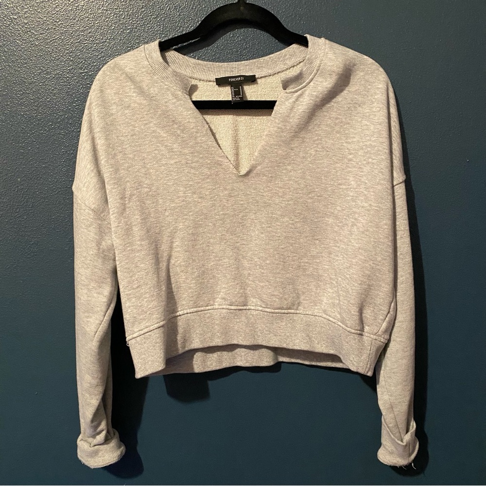Forever 21 Medium Grey Sweatshirt